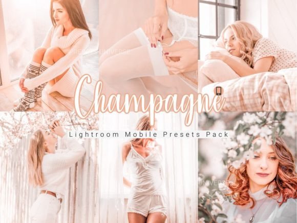 Download 10 Champagne Lightroom Mobile Presets - Mobile Collection