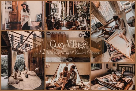 Download 12 Lightroom Mobile, Cozy Village - Mobile Collection
